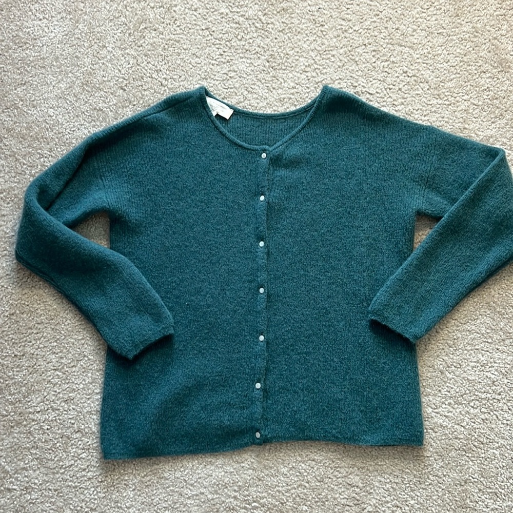 Sezane Gaspard Sage Cardigan